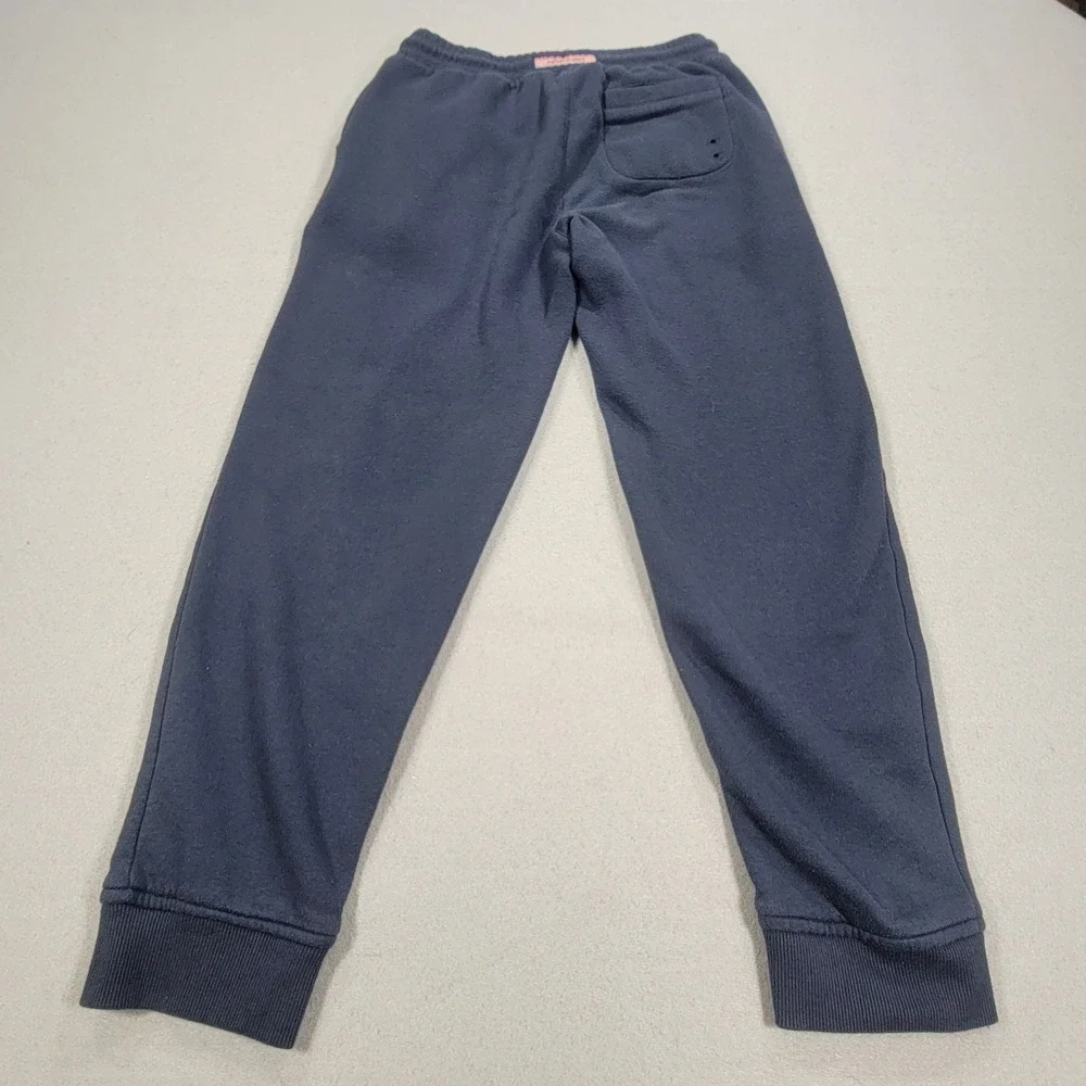 Vineyard Vines Kids Fleece Jogger Sweatpants Navy Whale Logo Youth‎ Medium 10–12